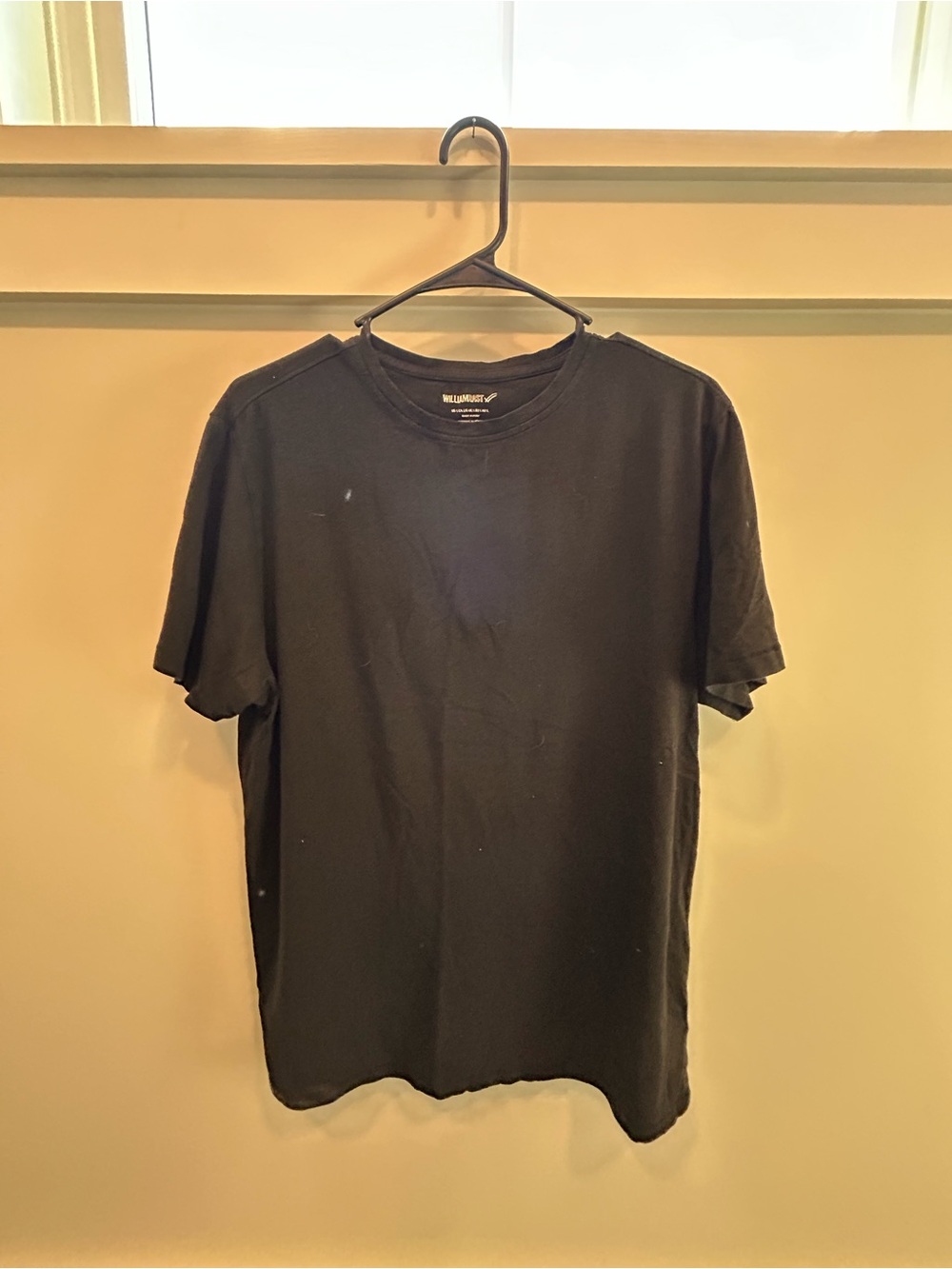 William Rast Black Short Sleeve Crewneck T-Shirt